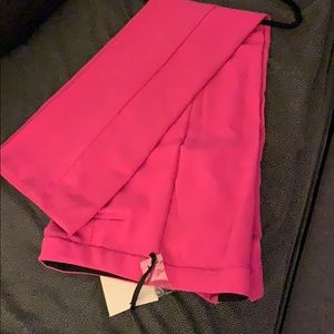Victoria Beckham  for Target neon pink slacks